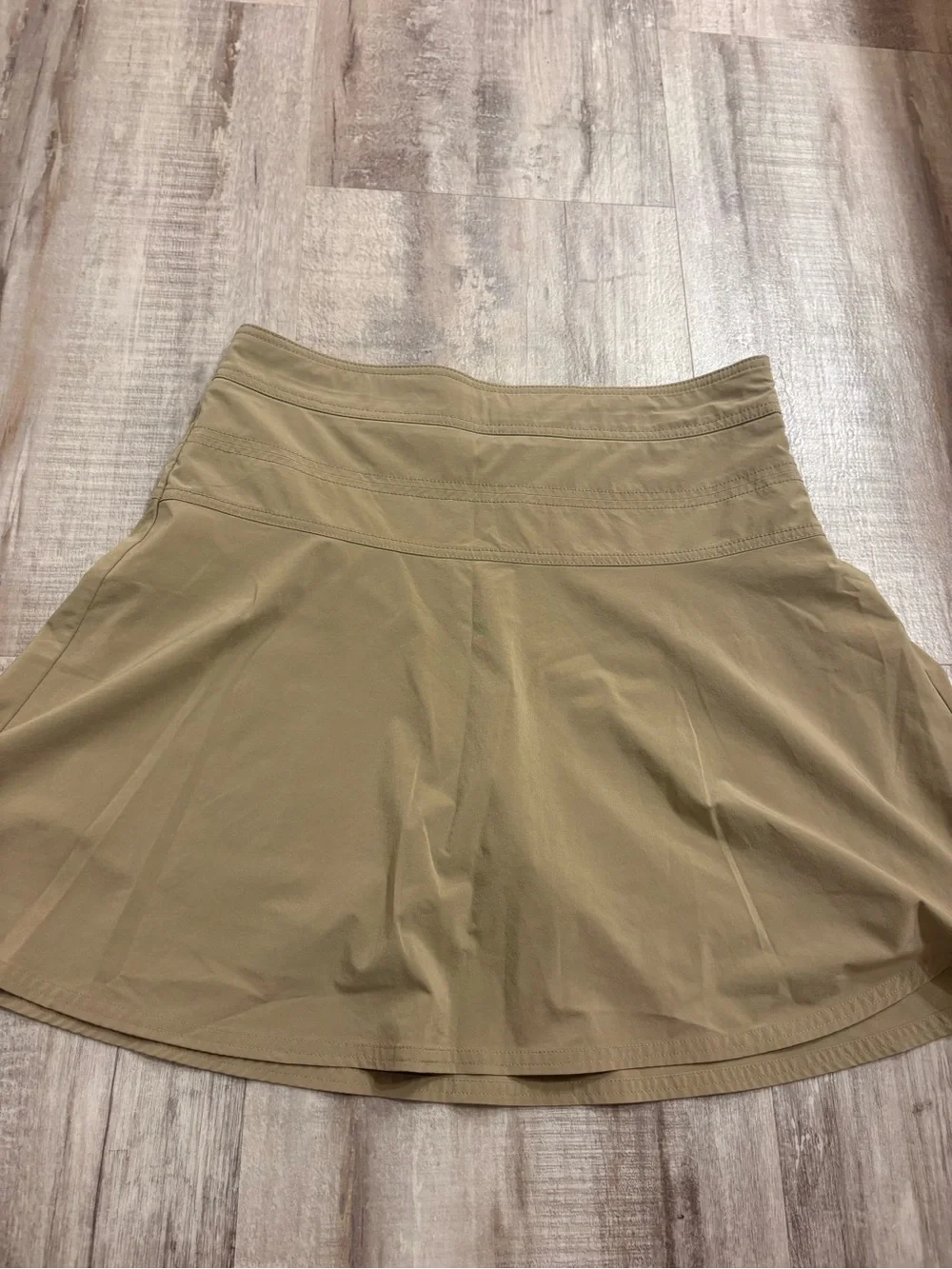 Athleta Khaki Sport Skirt/Skort Tan 10
